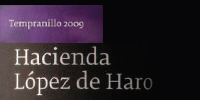 Ficha vino pdf: Hacienda L�pez de Haro, tempranillo 2009